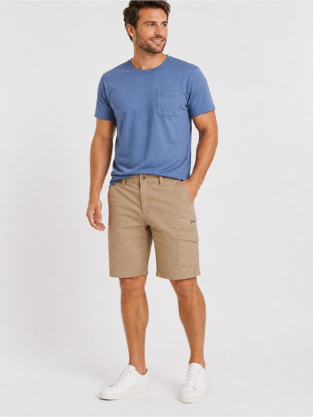 Free Country Khaki Cargo Shorts